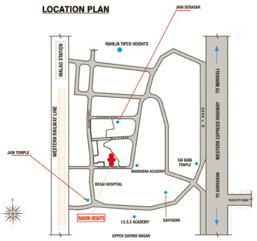  heights Images for Location Plan of Rahsmi Infrastructure Developers Ltd Heights
