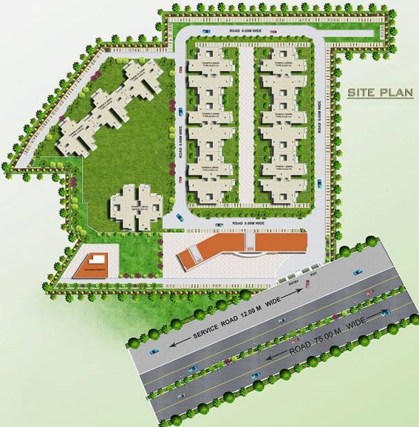 Images for Site Plan of Pyramid Urban Homes II