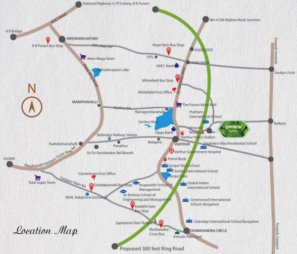  sparsh Images for Location Plan of Daiwik Sparsh