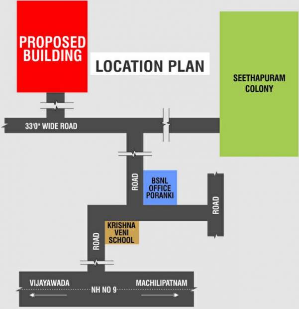  brundavan Images for Location Plan of Lakshmi Brundavan