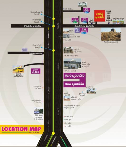 Images for Location Plan of Sri Jayakrishna Brundavanam