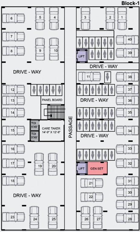Images for Cluster Plan of Gowtham Towers