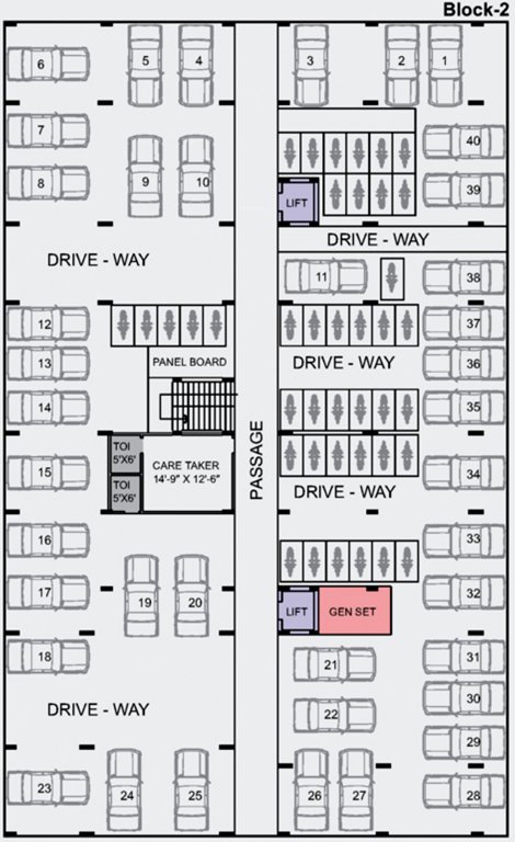 Images for Cluster Plan of Gowtham Towers