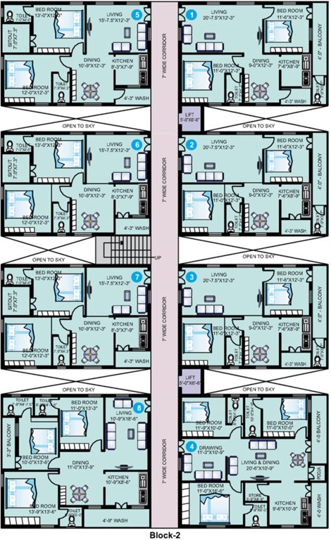 Images for Cluster Plan of Gowtham Towers