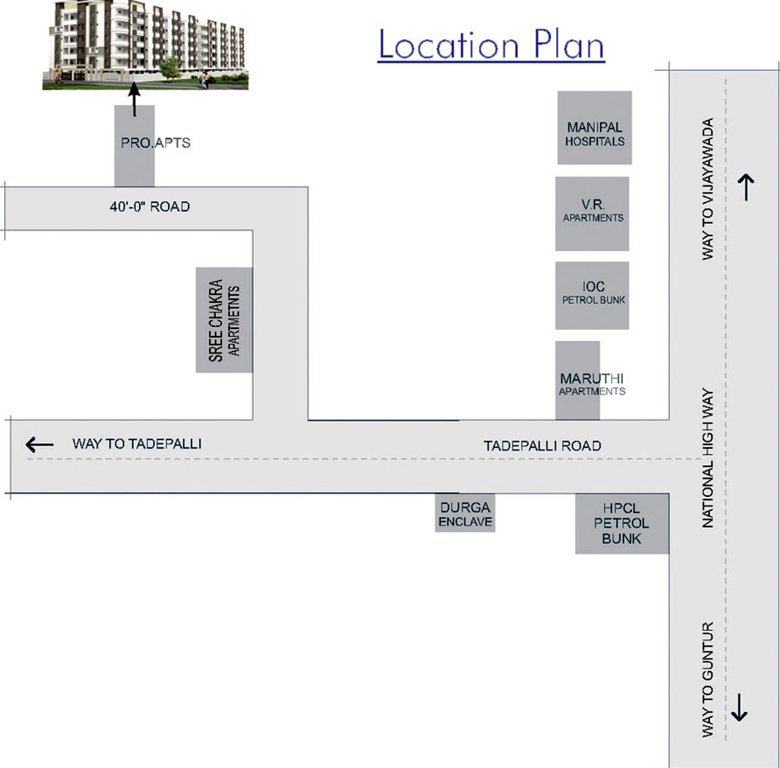 Images for Location Plan of Gowtham Towers