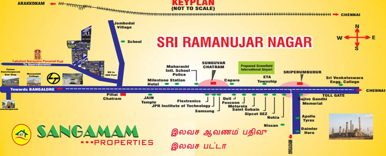 Images for Location Plan of Sangamam Sri Ramanujar Nagar