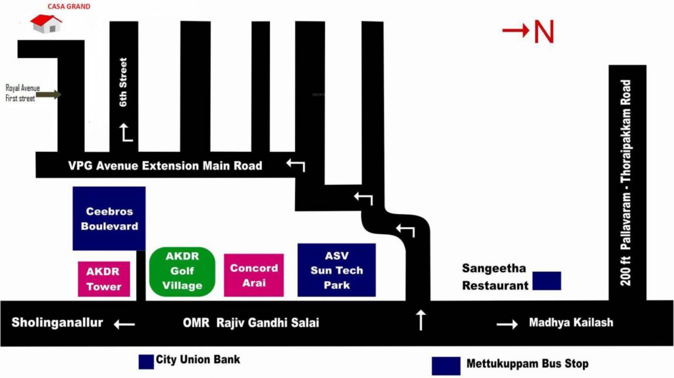 Images for Location Plan of Pranav Casa Grand