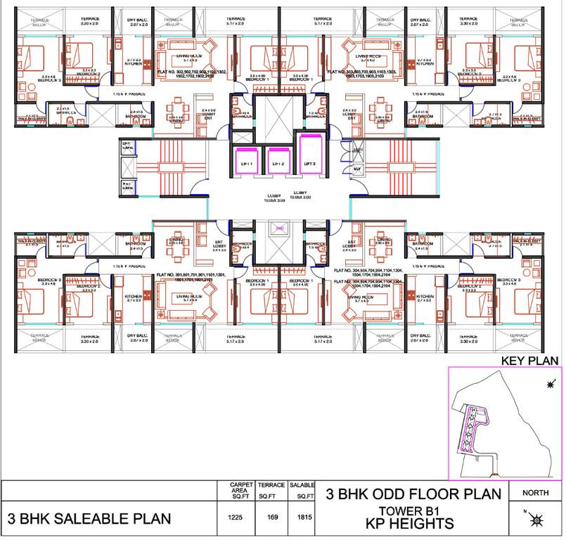 kp towers Images for Cluster Plan of Kolte Patil KP Towers