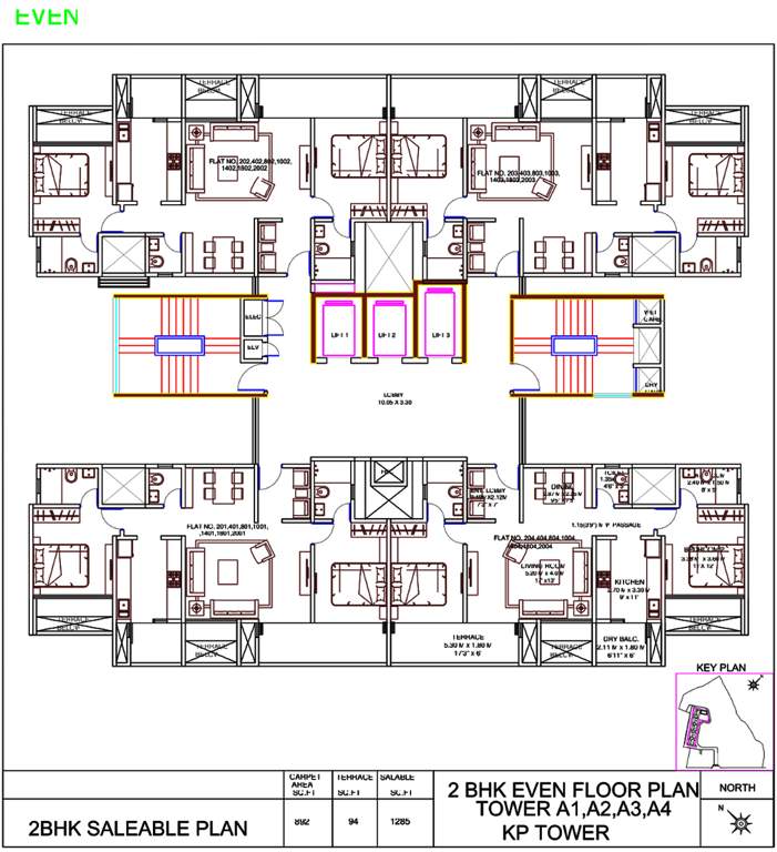 kp towers Images for Cluster Plan of Kolte Patil KP Towers