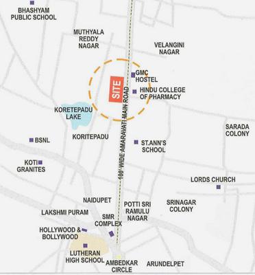 kallam-housing-&-real-estate samskruti Location Plan