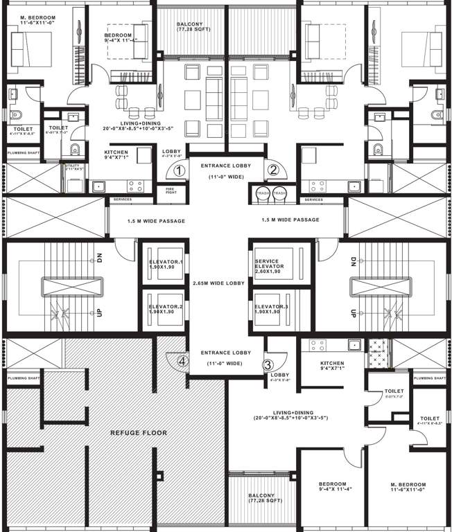 riverdale heights Images for Cluster Plan of Duville Riverdale Heights