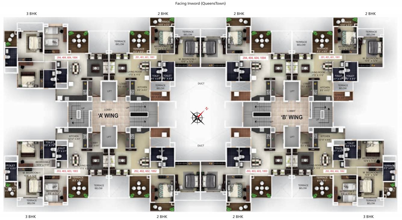 msr seasons Wing A Cluster Plan