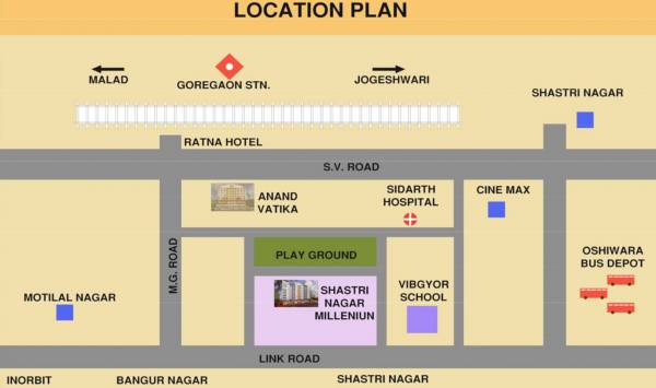 Images for Location Plan of Shreedham Group Millenium