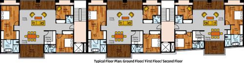 Images for Cluster Plan of Sun Sohonos Apartments