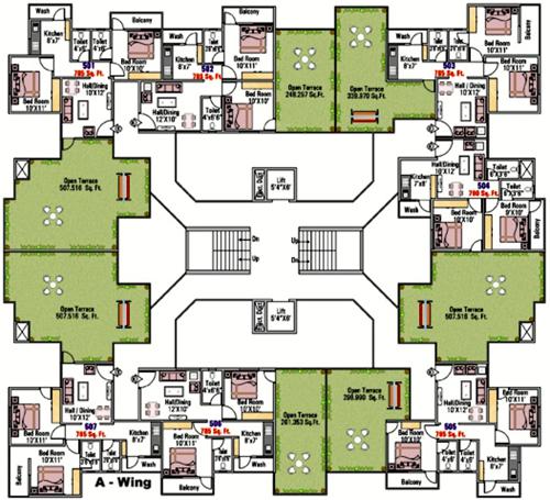 Images for Cluster Plan of Neel Neel Vihar Apartment