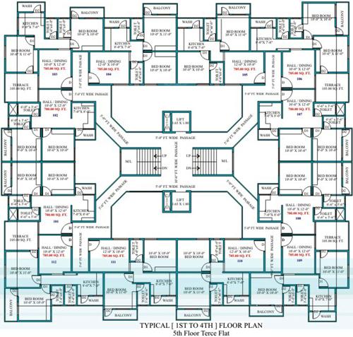 Images for Cluster Plan of Neel Neel Vihar Apartment