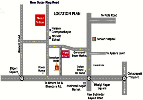 Images for Location Plan of Neel Neel Vihar Apartment