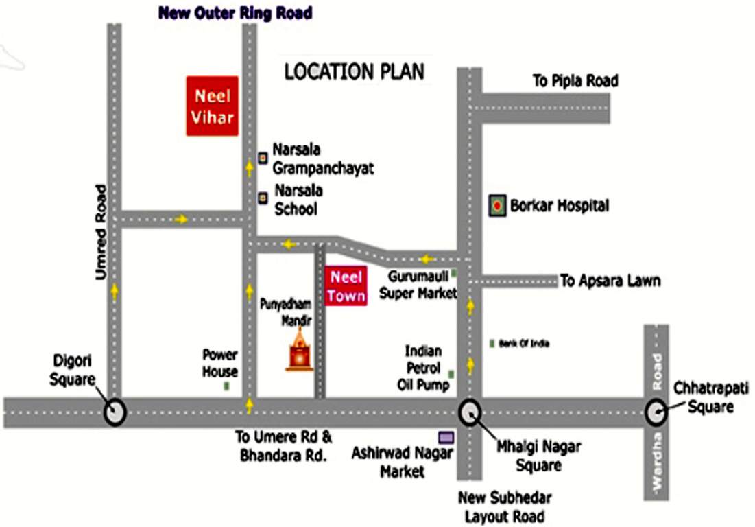 Images for Location Plan of Neel Neel Vihar Apartment