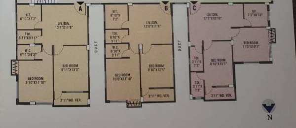  radha-kunja-galaxy- Block A Cluster Plan