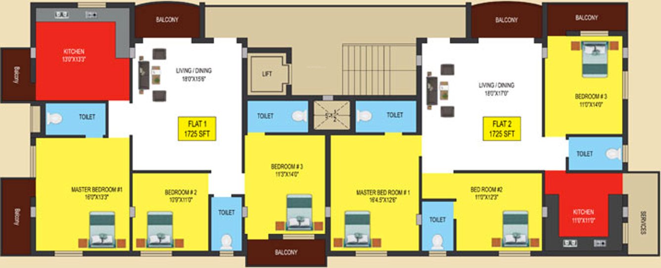 Images for Cluster Plan of M R Adithya Developers Adithya Pearl