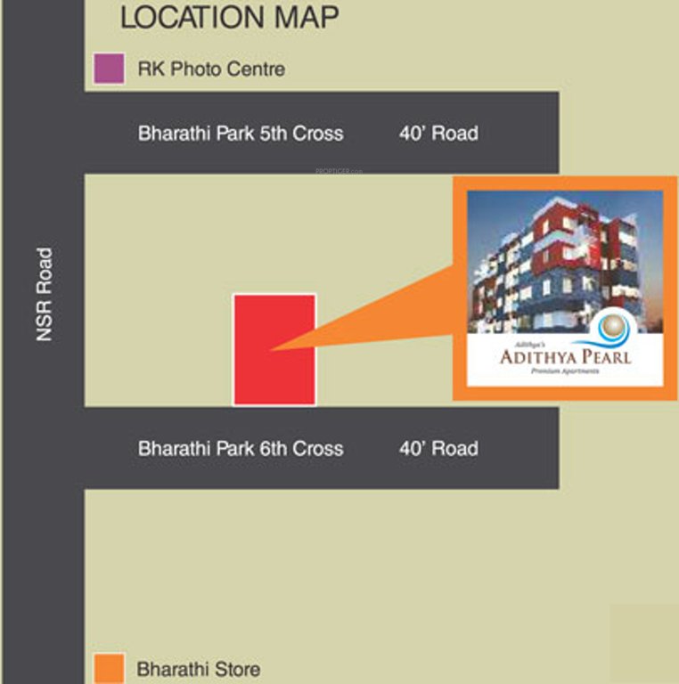 Images for Location Plan of M R Adithya Developers Adithya Pearl