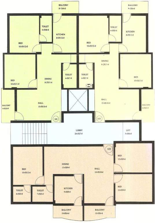 adith constructions cascia victoria Cascia Victoria Cluster Plan from Ground to 3rd Floor