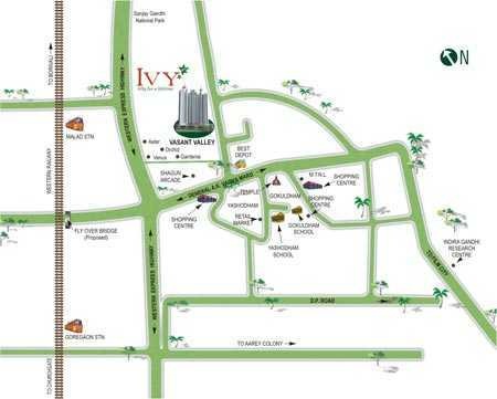  vasant-valley-ivy-tower Location Plan