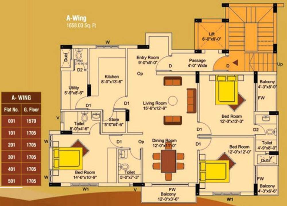 Images for Cluster Plan of Suvarna Builders Residency