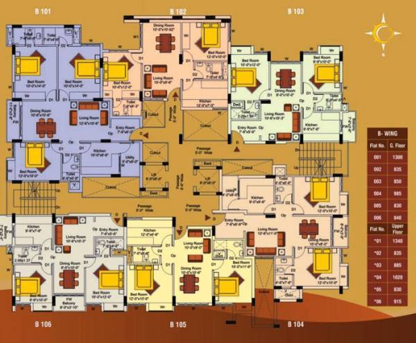 Images for Cluster Plan of Suvarna Builders Residency