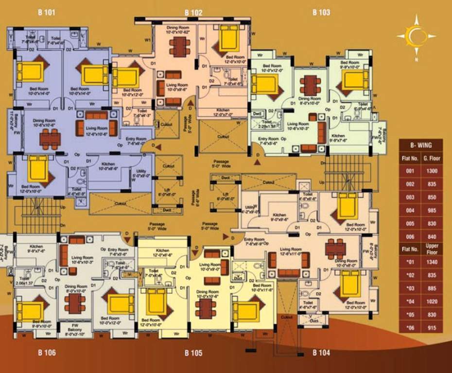 Images for Cluster Plan of Suvarna Builders Residency