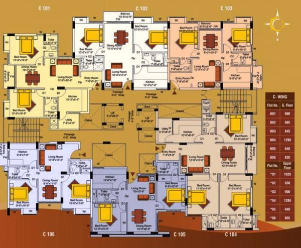 Images for Cluster Plan of Suvarna Builders Residency