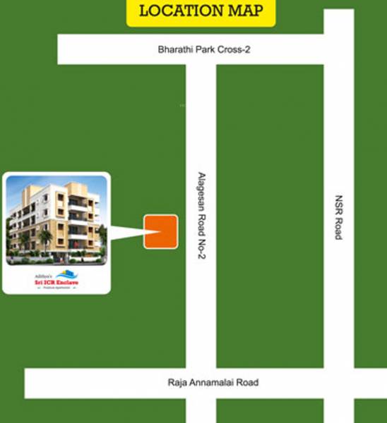 m-r-adithya-developers sri-icr-enclave Location Plan