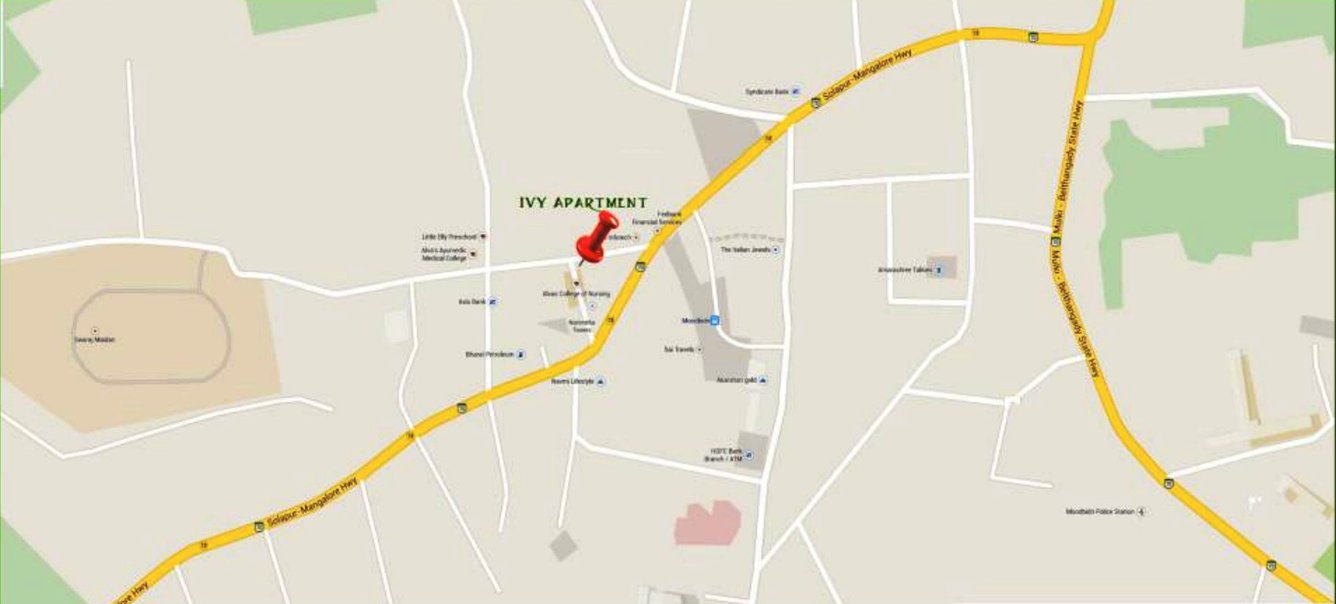 Images for Location Plan of AK Builders And Developers Mangalore Ivy Apartment