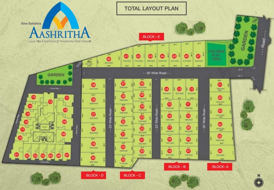  aashritha Images for Layout Plan of Sree Daksha Aashritha