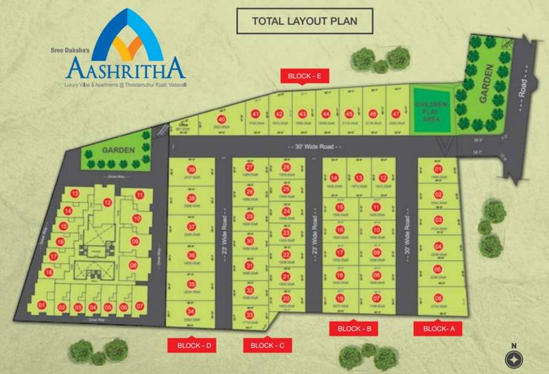 Images for Layout Plan of Sree Daksha Aashritha Villas