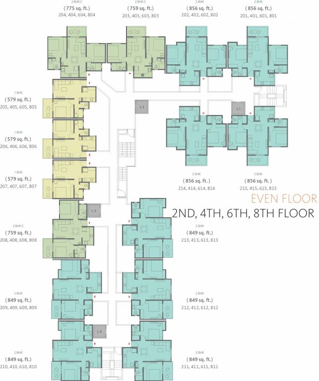  first Images for Cluster Plan of Skyi First