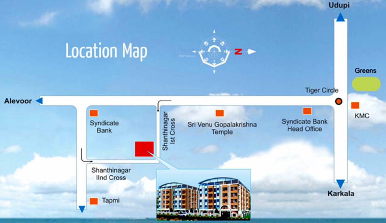  sharanya enclave Location Plan