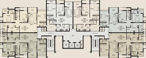 Images for Cluster Plan of Rose Falnir Terraces