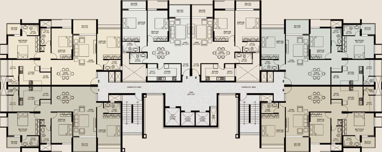 Images for Cluster Plan of Rose Falnir Terraces