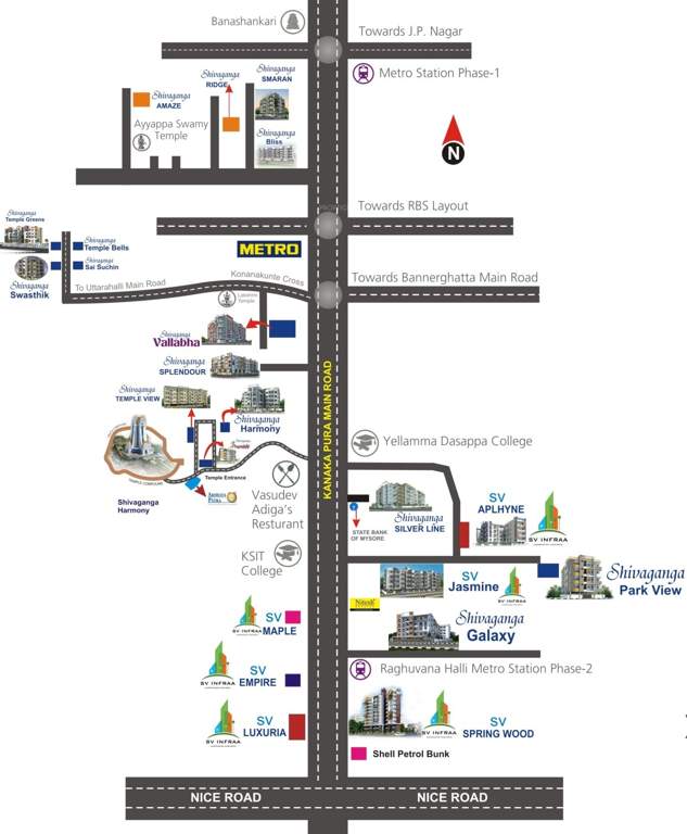 vallabha Images for Location Plan of Shivaganga Vallabha