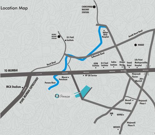  stanza Images for Location Plan of Saarrthi Blue Ventures Stanza