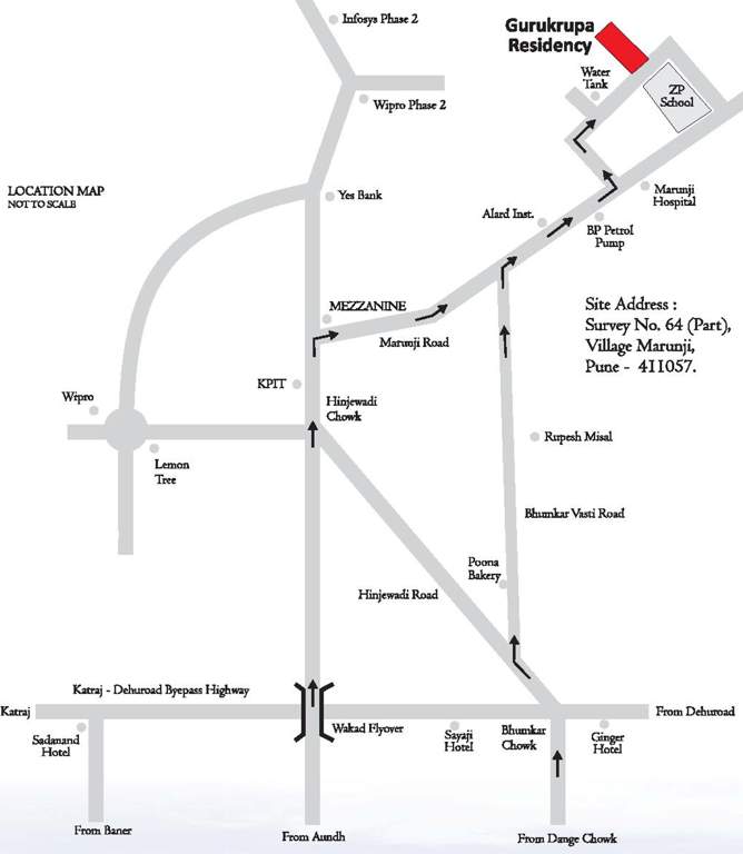  gurukrupa residency Images for Location Plan of Prakash Gurukrupa Residency