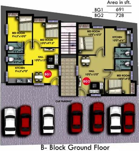 Images for Cluster Plan of Akshara Sai Akshara Arcade