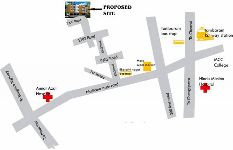 Images for Location Plan of Akshara Sai Akshara Arcade