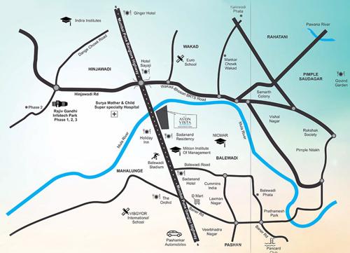 avon-vista Images for Location Plan of Naiknavare Avon Vista