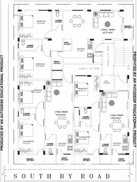 Images for Cluster Plan of Durga Durga Nivas