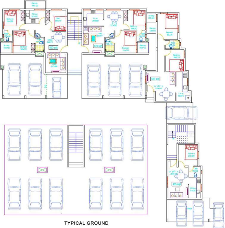 Images for Cluster Plan of Alba Iris Sahari Apartment