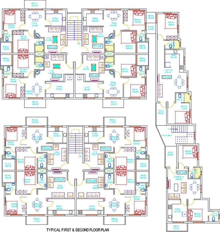 Images for Cluster Plan of Alba Iris Sahari Apartment