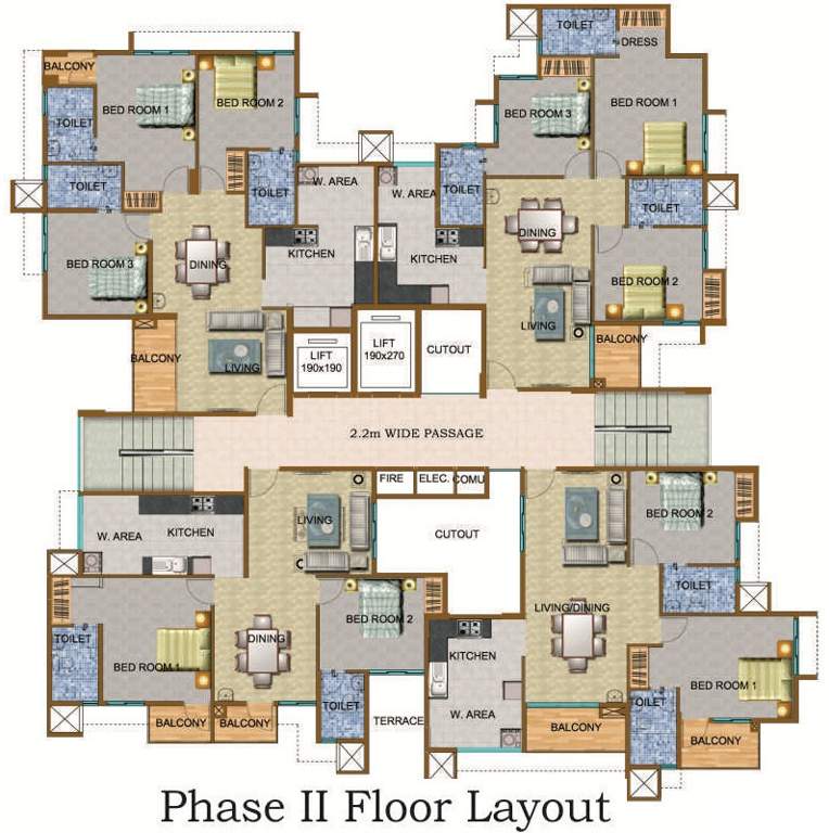 sunshine Images for Cluster Plan of Oceanus Sunshine