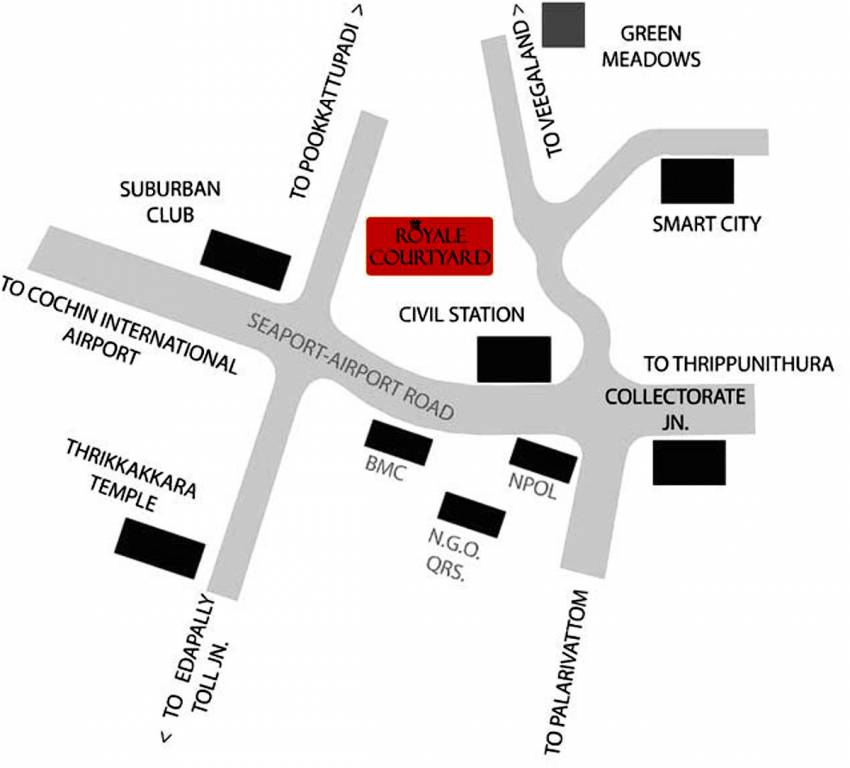 Images for Location Plan of Motif Builders And Developers Royal Courtyard